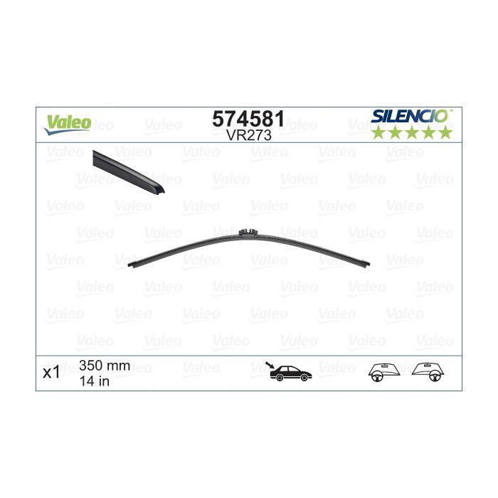 Щетка стеклоочистителя Valeo 574581