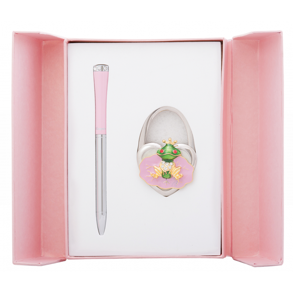 Ручка шариковая Langres набор ручка + крючок для сумки Fairy Tale Розовый (LS.122027-10)
