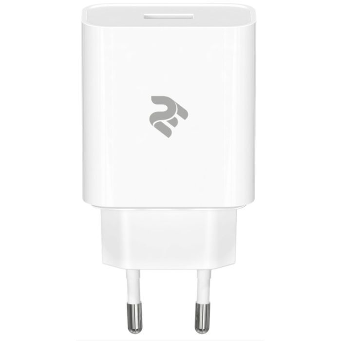 Зарядний пристрій 2E USB Wall Charger QC3.0 DC5V/3A, Max 18W, white (2E-WC1USB18W-W) зображення 2