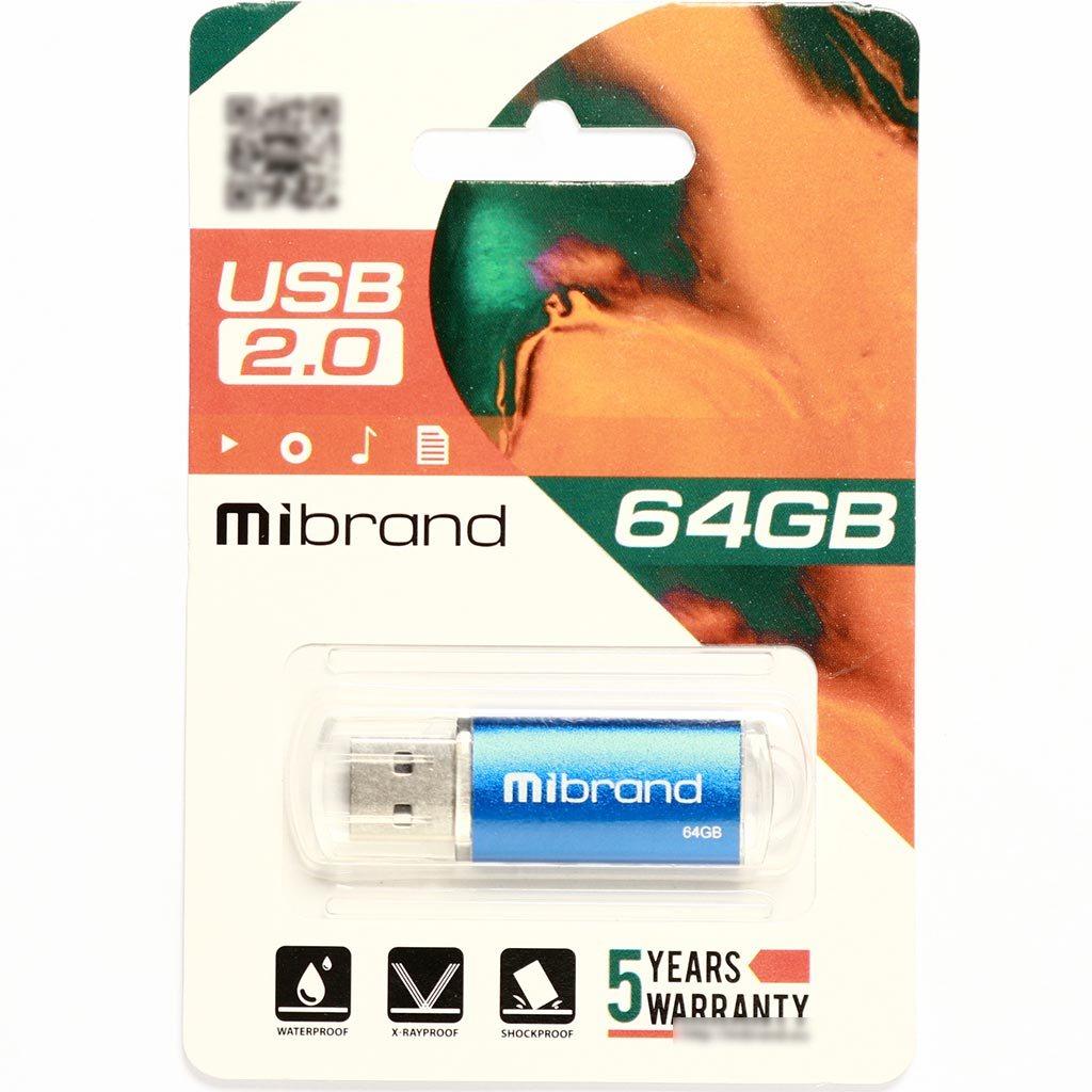 USB флеш накопитель Mibrand 16GB Cougar Blue USB 2.0 (MI2.0/CU16P1U) изображение 2