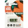 USB флеш накопичувач Mibrand 64GB Сhameleon Light Green USB 2.0 (MI2.0/CH64U6LG) зображення 2