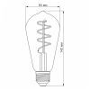 Лампочка Videx Filament ST64FGD 4W E27 2100K 220V (VL-ST64FGD-04272) изображение 3