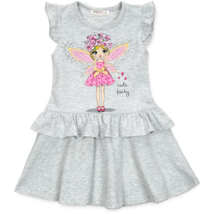 Плаття дитяче Breeze з феєю (14405-98G-gray)