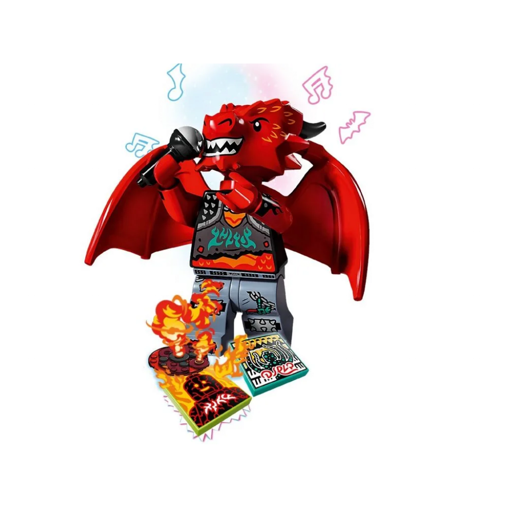 Конструктор LEGO VIDIYO Metal Dragon BeatBox (Битбокс Дракона-Металлиста) (43109) изображение 8