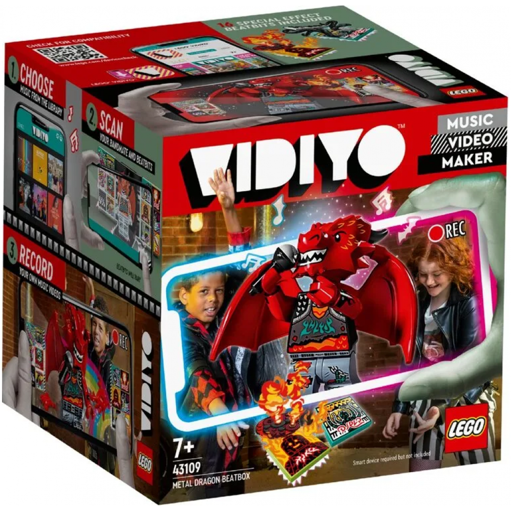Конструктор LEGO VIDIYO Metal Dragon BeatBox (Бітбокс Дракона-Металіста) (43109)