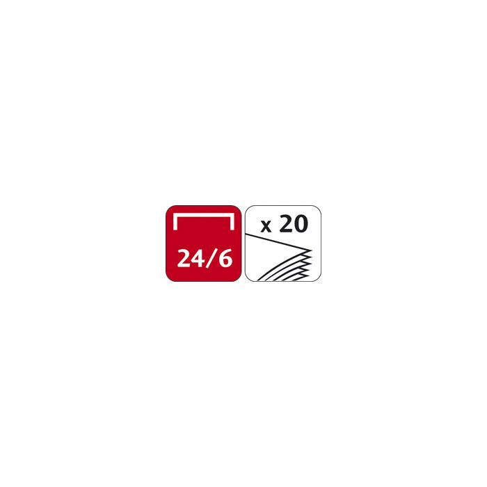 Степлер Maped ESSENTIALS METAL удлиненный, металлический, 25л., (скобы 24/ (MP.354411) изображение 4