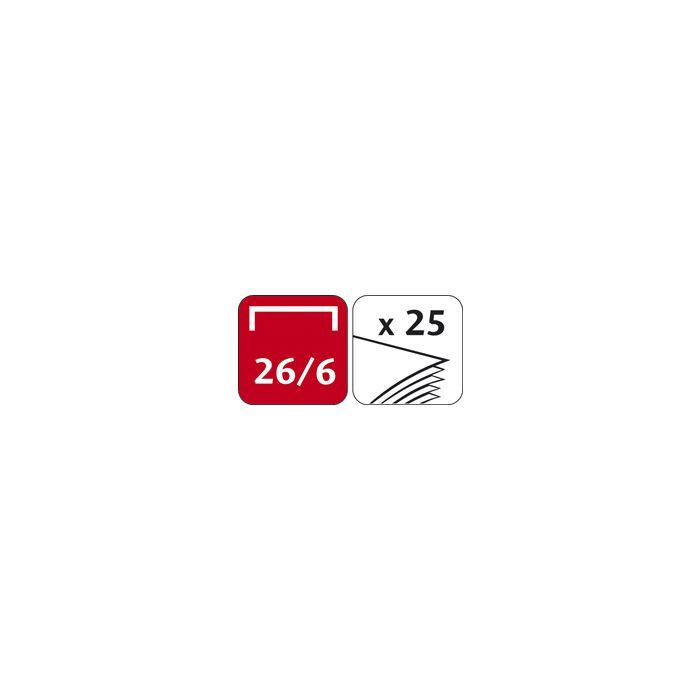 Степлер Maped ESSENTIALS METAL удлиненный, металлический, 25л., (скобы 24/ (MP.354411) изображение 5