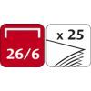 Степлер Maped ESSENTIALS METAL удлиненный, металлический, 25л., (скобы 24/ (MP.354411) изображение 5