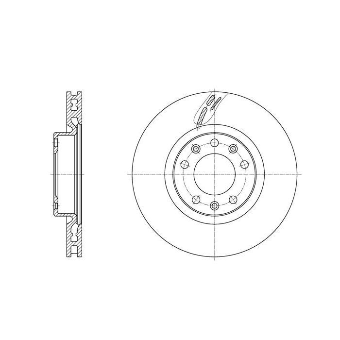 Тормозной диск REMSA 61583.10