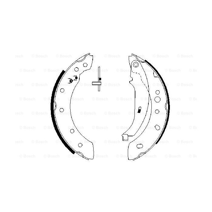 Гальмівні колодки Bosch 0 986 487 672 зображення 5