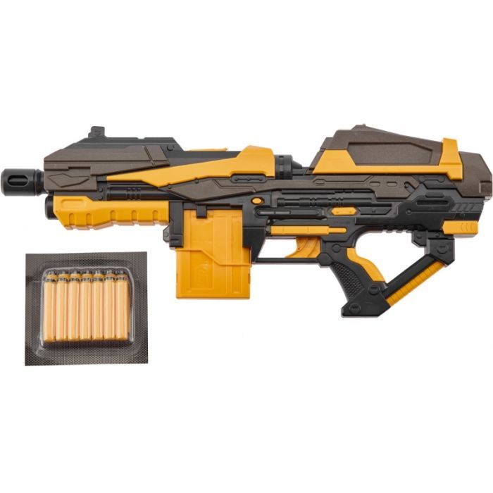 Игрушечное оружие ZIPP Toys Бластер + 10 патронов, жёлтый (FJ1055) изображение 8