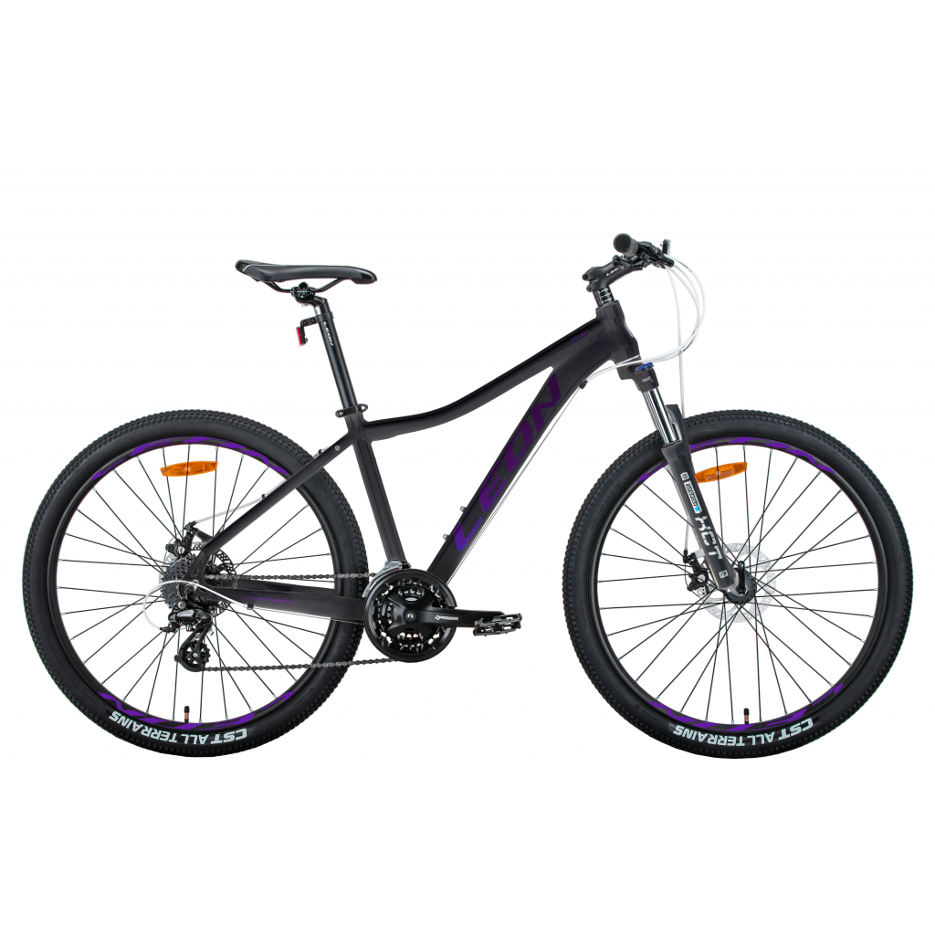 Велосипед Leon 27,5" XC-LADY рама-16,5" 2021 Anthracite/Purple (OPS-LN-27.5-085)