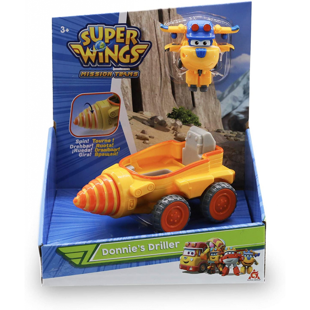 Ігровий набір Super Wings Donnie's Driller, Бурильний автомобіль Донні (EU730843) зображення 2