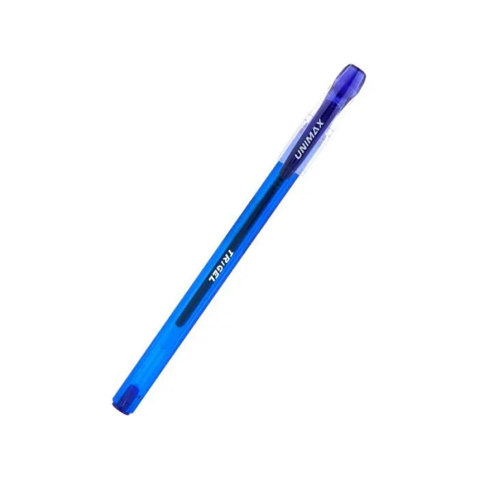 Ручка гелева Unimax Trigel, синя (UX-130-02) зображення 2