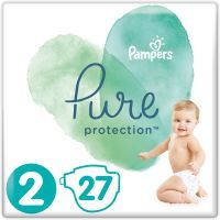 Підгузки Pampers Pure Protection Розмір 2 Mini 4-8 кг 27 шт. (8001841023205)