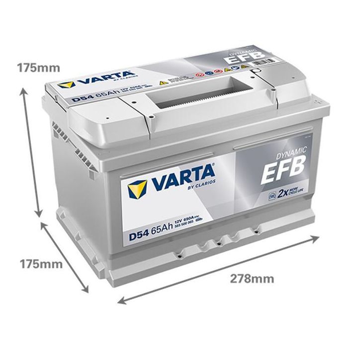 Аккумулятор автомобильный Varta Blue Dynamic START-STOP 65Ah (565500065) изображение 3