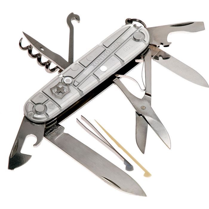 Нож Victorinox Climber Transparent Silver (1.3703.T7) изображение 2