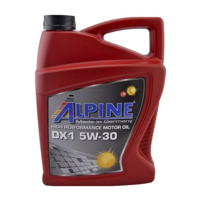 Моторное масло Alpine 5W-30 DX1 4л (1665-4)