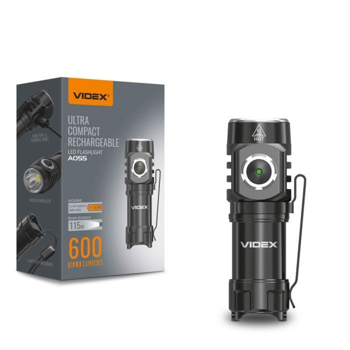 Ліхтар Videx 600Lm 5700K (VLF-A055) зображення 2