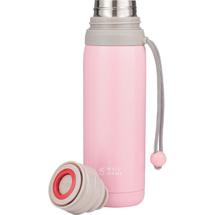 Термос Well Done 0,5 л Light Pink (WD-7025P) изображение 2
