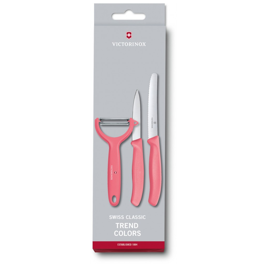Набір ножів Victorinox SwissClassic Paring Set 3 шт Tomato and Kiwi Blue (6.7116.33L22)
