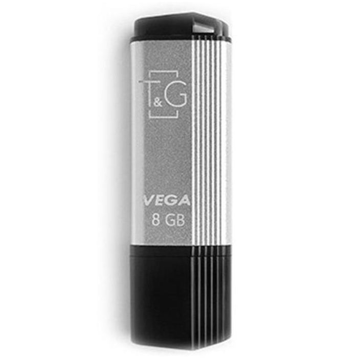 USB флеш накопитель T&G 8GB 121 Vega Series Silver USB 2.0 (TG121-8GBSL)