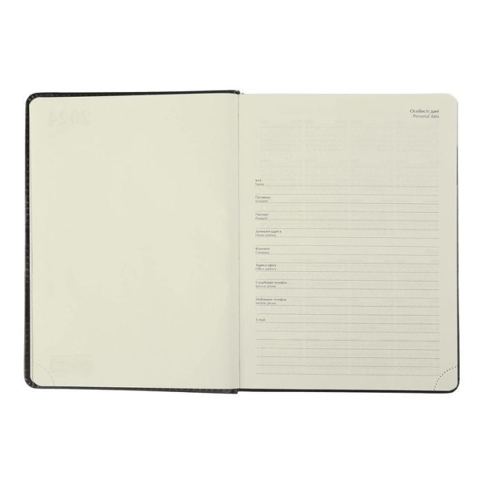 Тижневик Buromax датований Buromax Libero A5 на 336 сторінок Сірий (BM.2117-09) зображення 2