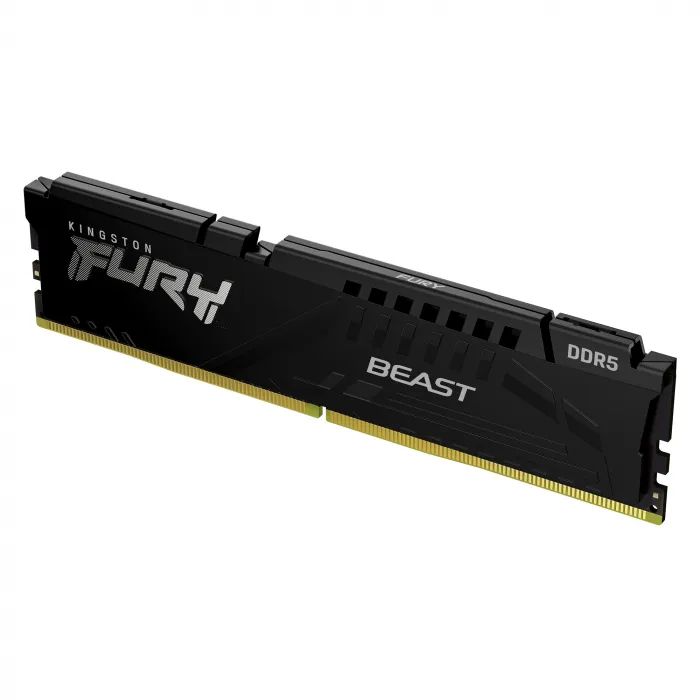 Модуль памяти для компьютера DDR5 8GB 5600 MHz Beast Black Kingston Fury (ex.HyperX) (KF556C40BB-8) изображение 2