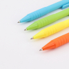 Ручка масляна Baoke автоматична 0.7 мм, покриття софт, синя (PEN-BAO-B63-BL) зображення 3