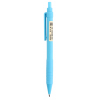Ручка масляна Baoke автоматична 0.7 мм, покриття софт, синя (PEN-BAO-B63-BL)