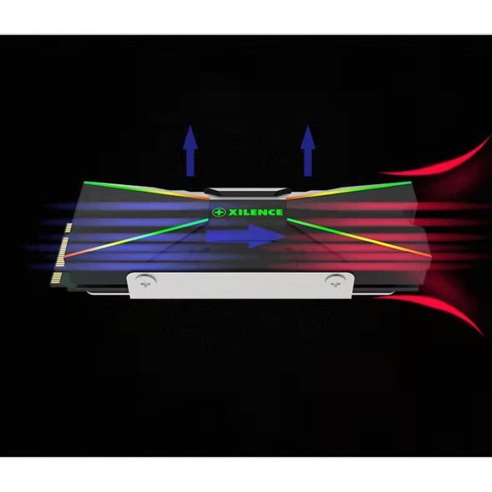 Радиатор охлаждения Xilence M2SSD Cooler ARGB M2SSD.B.ARGB (XC401) изображение 8