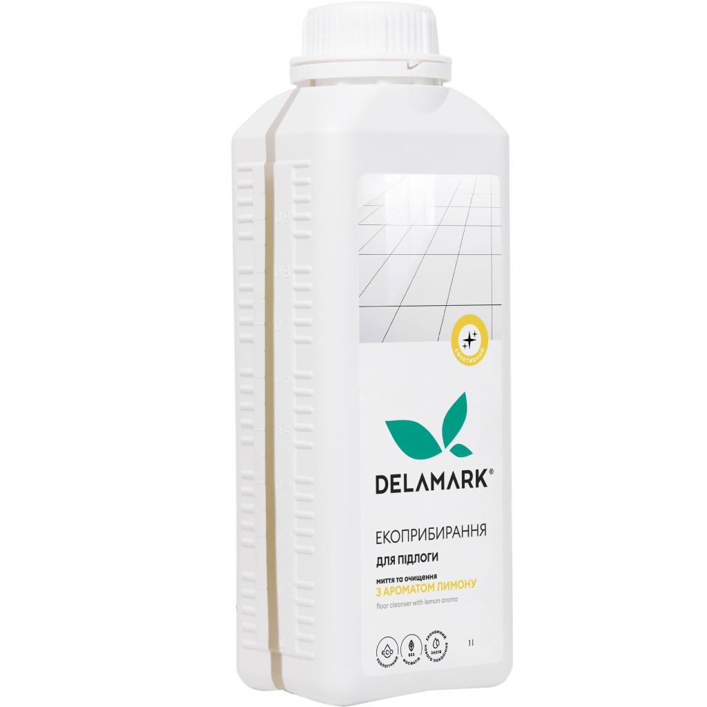 Средство для мытья пола DeLaMark с ароматом лимона 1 л (4820152330710)