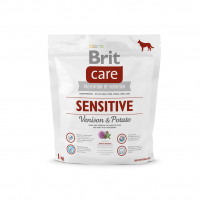 Сухий корм для собак Brit Care Sensitive Venison and Potato 1 кг (8595602510825)