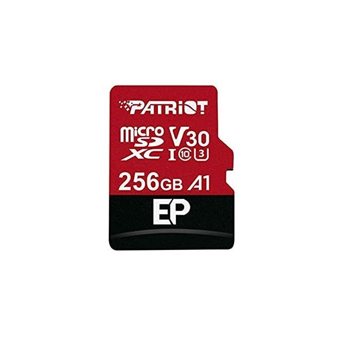 Карта памяти Patriot 256GB microSDXC class 10 UHS-I/U3 EP A1 (PEF256GEP31MCX)