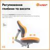 Детское кресло ErgoKids Mio Classic Y-405 Orange (Y-405 OR) изображение 4