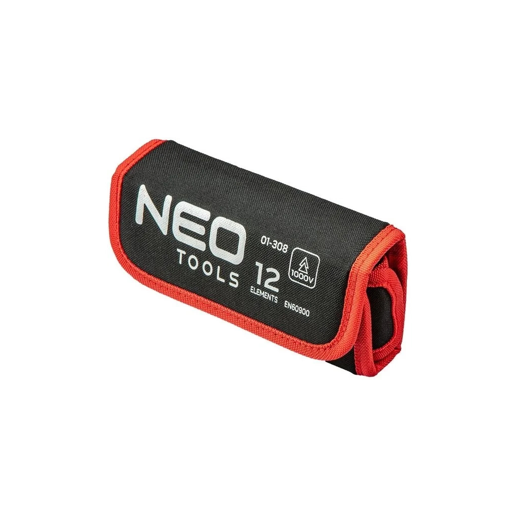 Отвертка Neo Tools диэлектрическая ьитодержатель 1/4", 10 сменных вставок для р (01-308) изображение 2