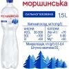 Мінеральна вода Моршинська 1.5 газ пет (4820017000055) зображення 5