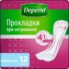 Урологические прокладки Depend Normal Plus Pad 12 шт. (5029053546162/5029053561585)