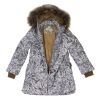Куртка детская Huppa ROSA 1 17910130 белый с принтом 110 (4741468582900) изображение 4
