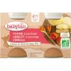 Детское пюре BabyBio органическое пюре из яблока, абрикоса и злаков 130 г (3288131500737) изображение 2