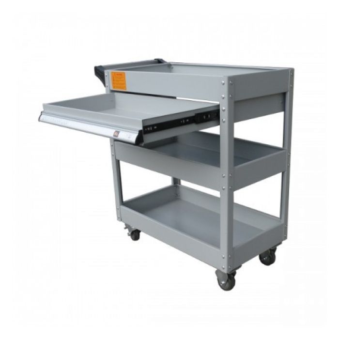 Тележка для инструмента G.I.KRAFT 3 полки, 1 секция (GI37102) изображение 2
