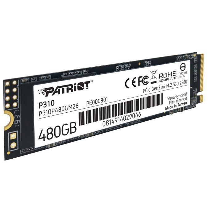 Накопитель SSD M.2 2280 240GB Patriot (P310P240GM28) изображение 2