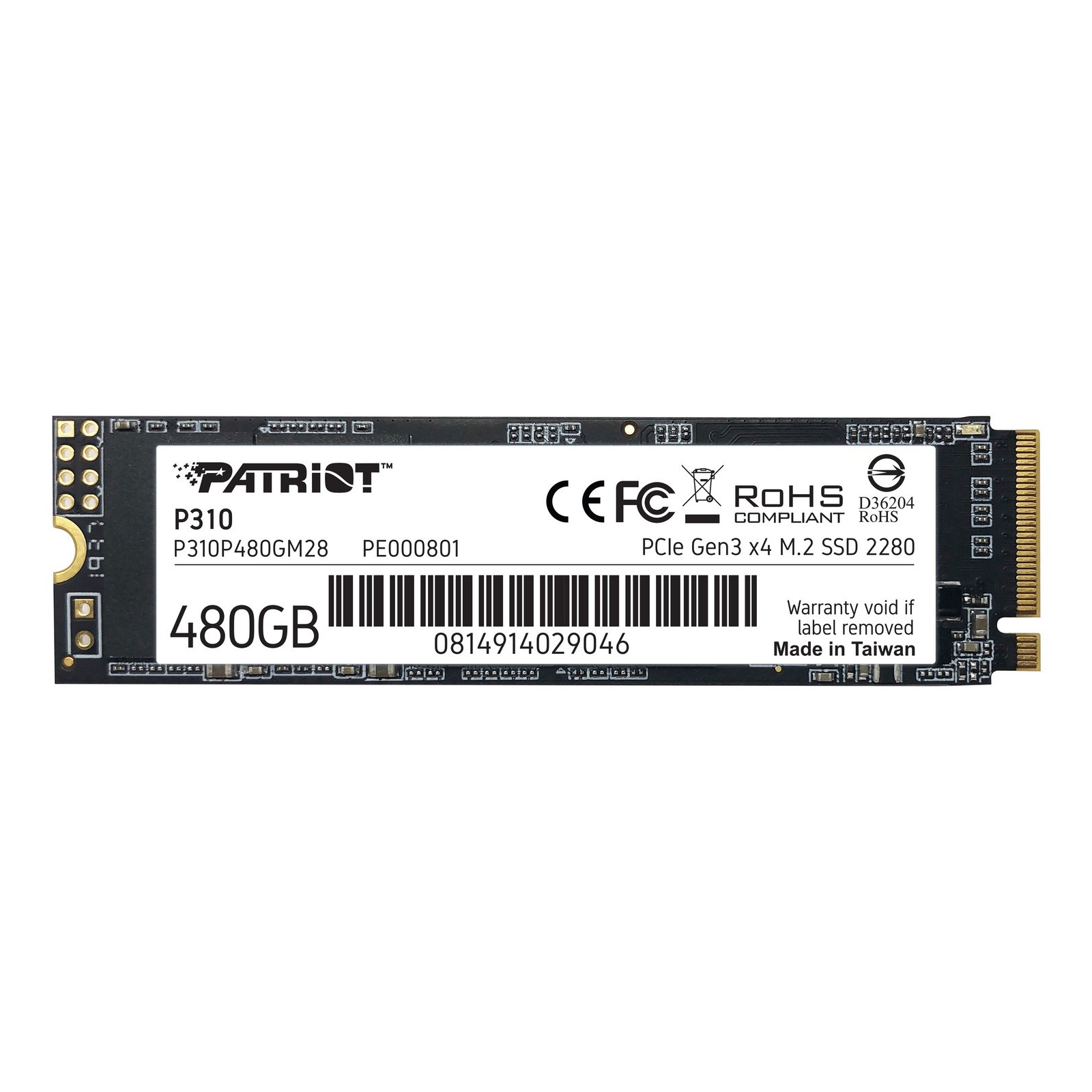 Накопитель SSD M.2 2280 240GB Patriot (P310P240GM28)