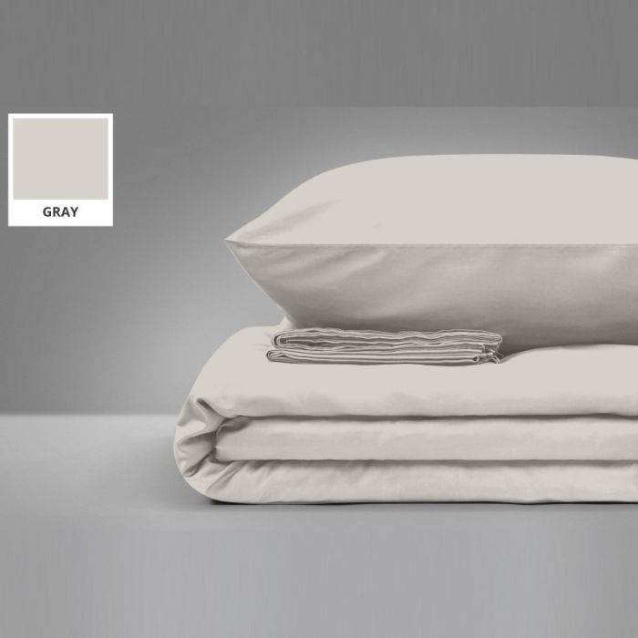 Постільна білизна MirSon Бязь Premium Light Gray 175х210 (2200000949134)