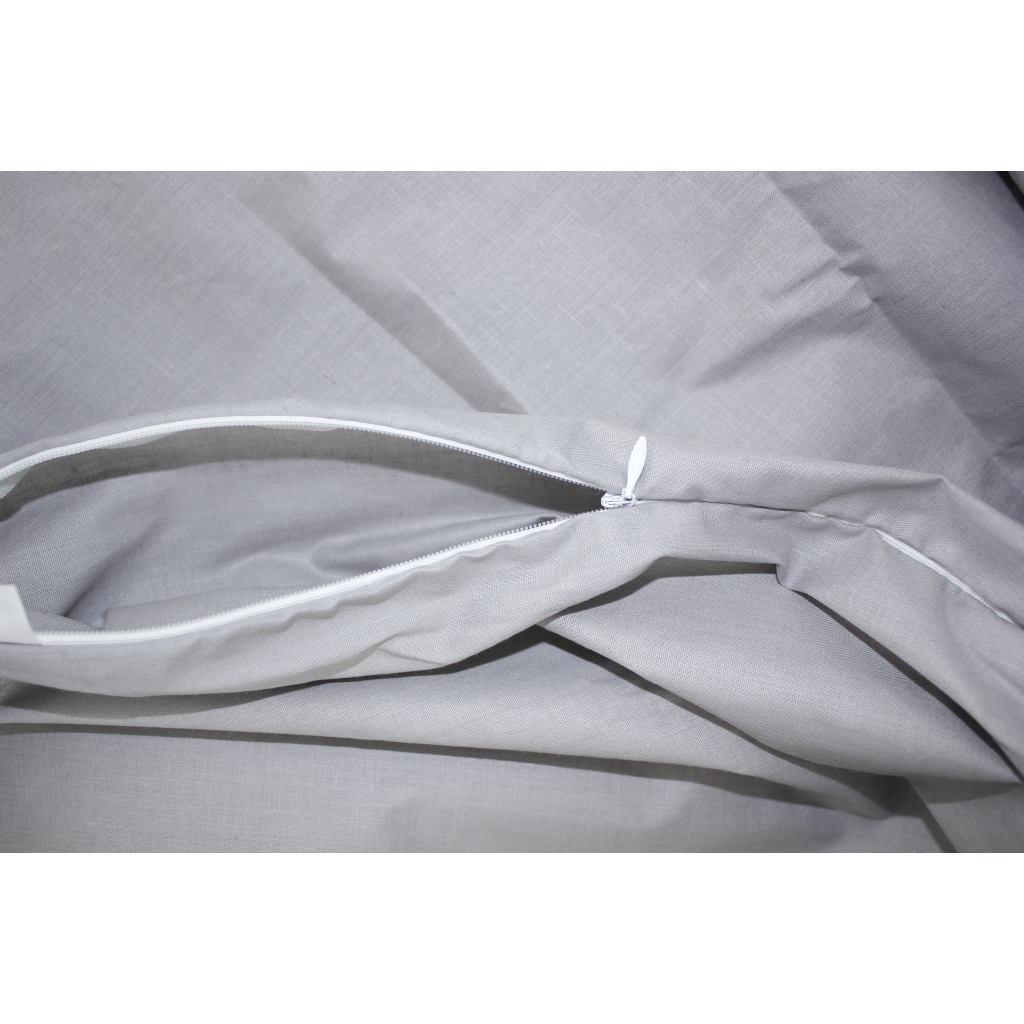 Постельное белье MirSon Бязь Premium Light Gray 200х220 (2200000949271) изображение 5