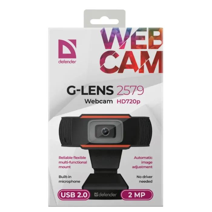 Веб-камера Defender G-lens 2579 HD720P (63179) изображение 11