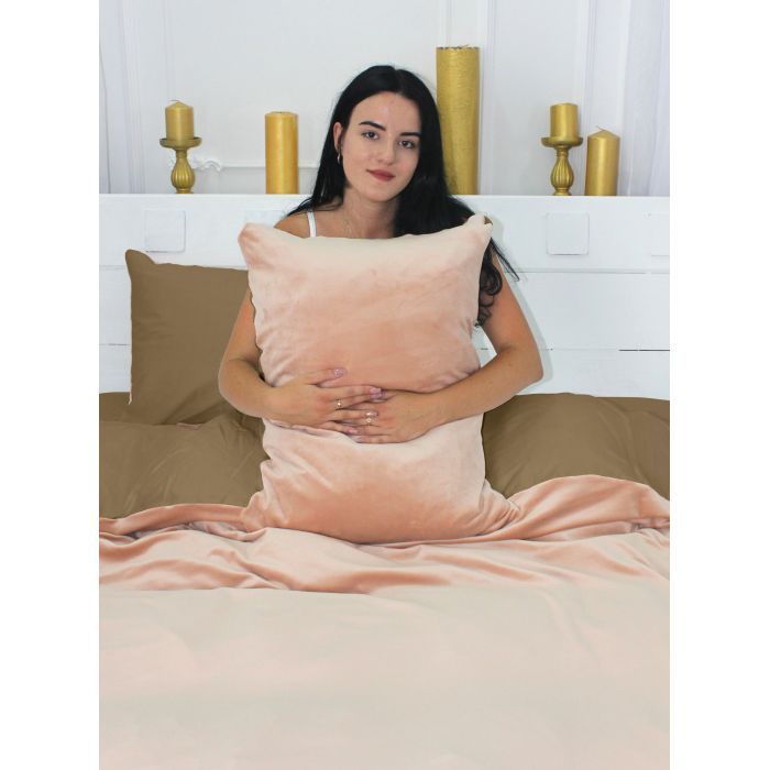 Постельное белье MirSon Велюр Winter Delicate 28-0085 Garofano Односпальный (2200004054605) изображение 4