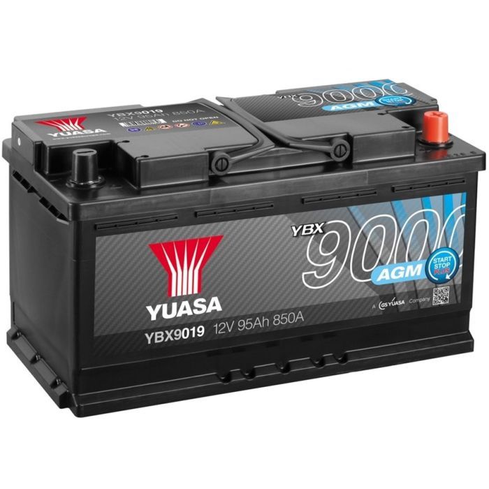 Аккумулятор автомобильный Yuasa 12V 95Ah AGM Start Stop Plus Battery (YBX9019)