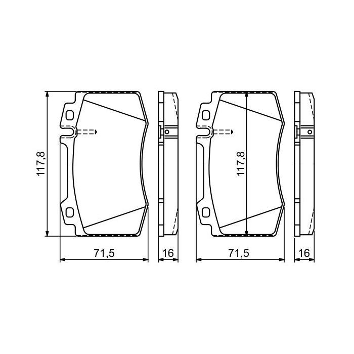 Гальмівні колодки Bosch 0 986 495 278 зображення 7