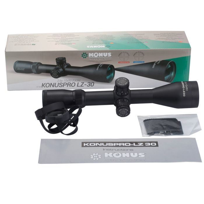 Оптический прицел Konus KonusPro LZ-30 2.5-10x50 EWF 30/30 IR (7180) изображение 5